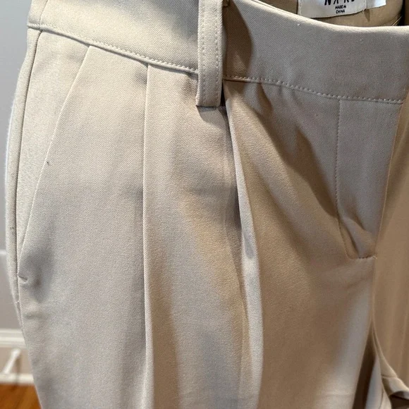 NA-KD Tan Pleated Trousers 34 - Picture 3 of 6